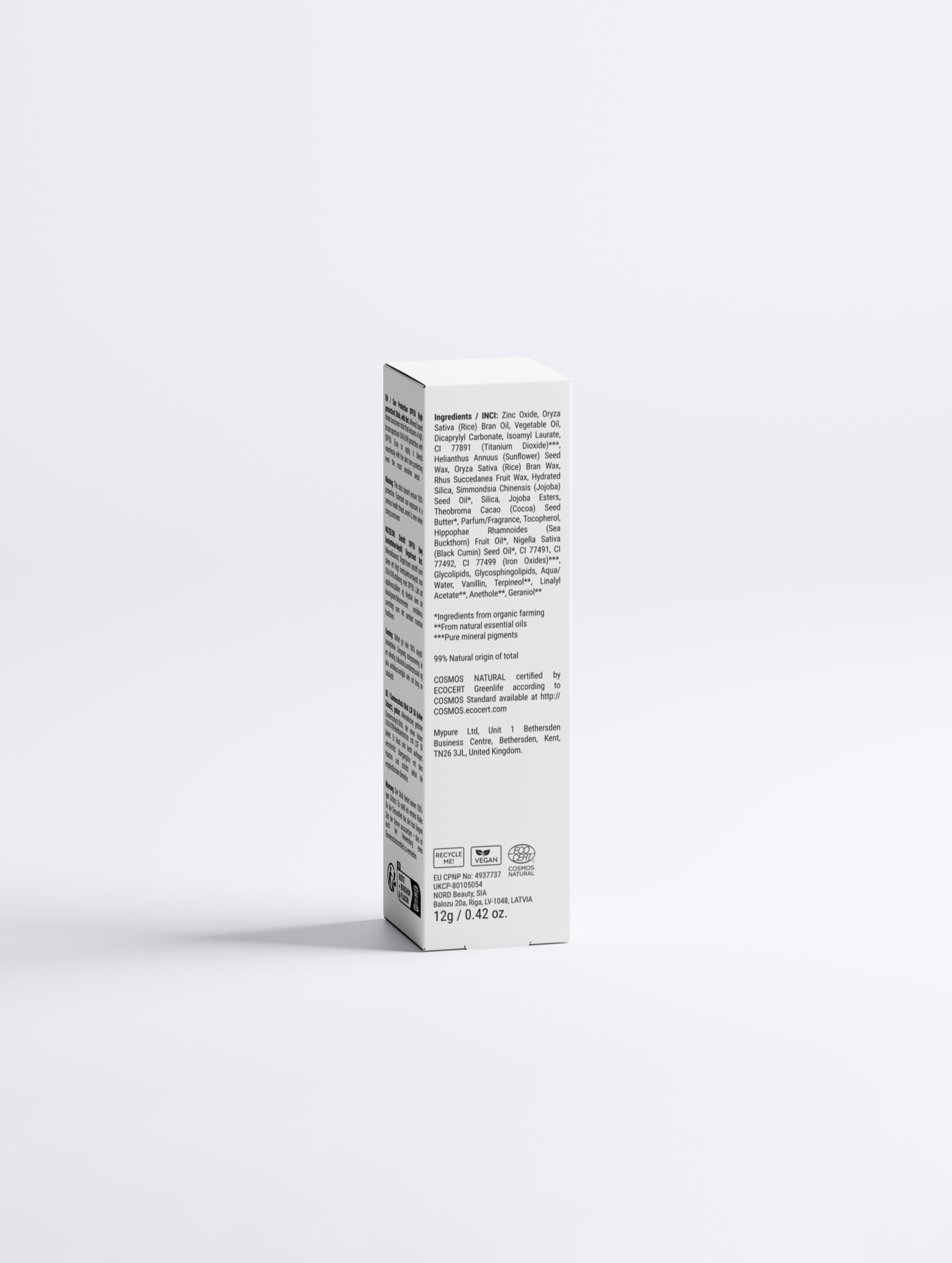 Solskyddsstift SPF50, med lätt färg