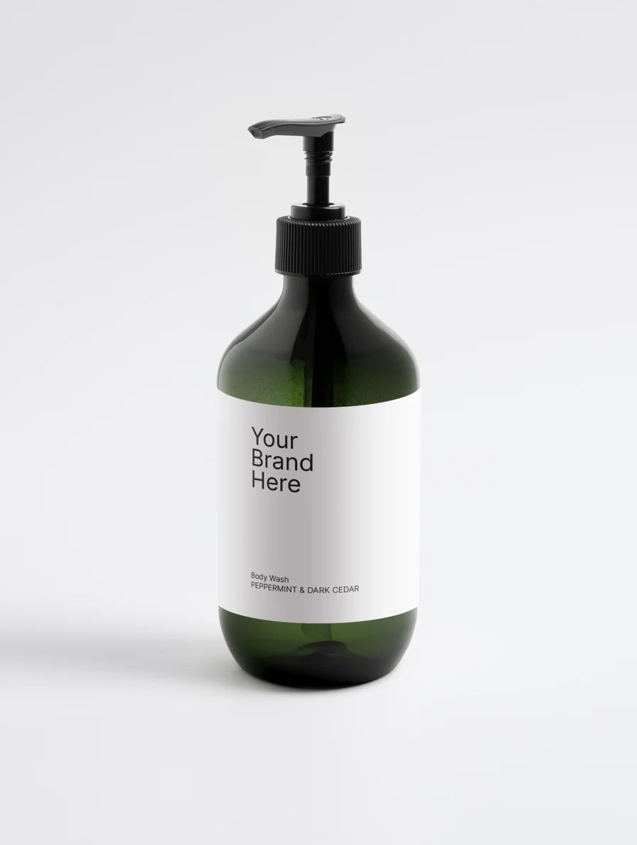 Hand & Body Wash, Peppermint & Dark Cedar