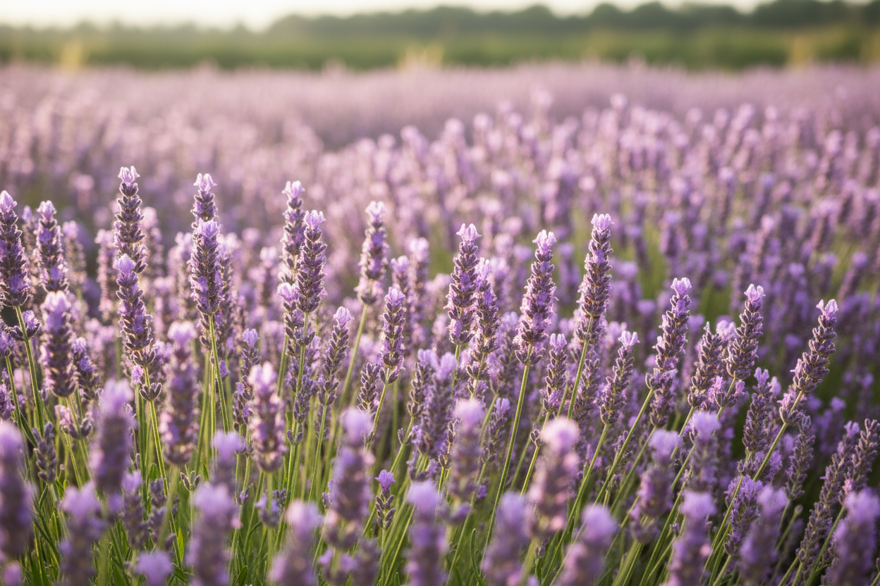 Sojawachskerze, Lavendel