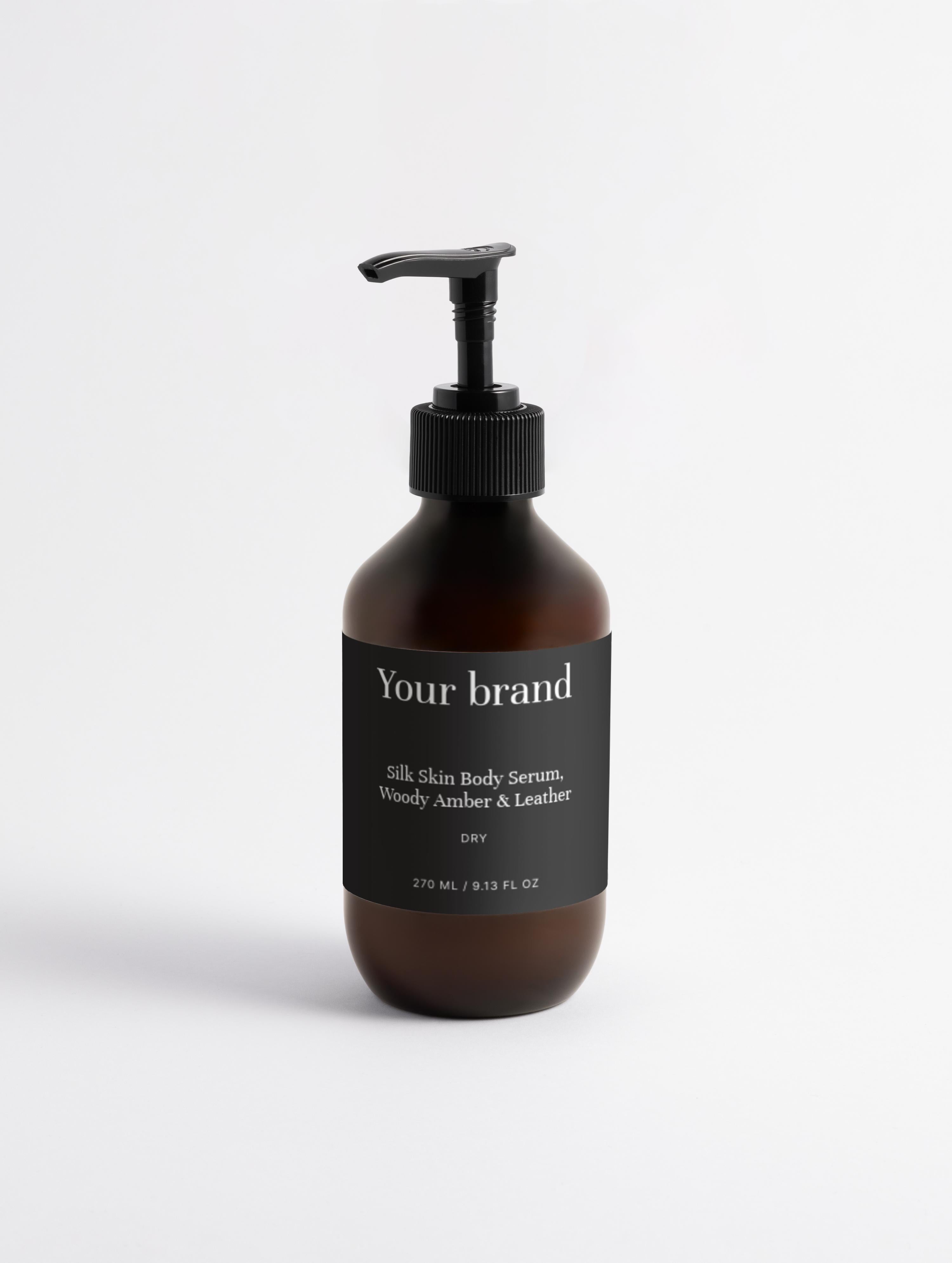 Silk Skin Körper-Serum, holziger Amber & Leder